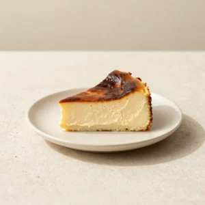 Burnt Cheesecake Slice